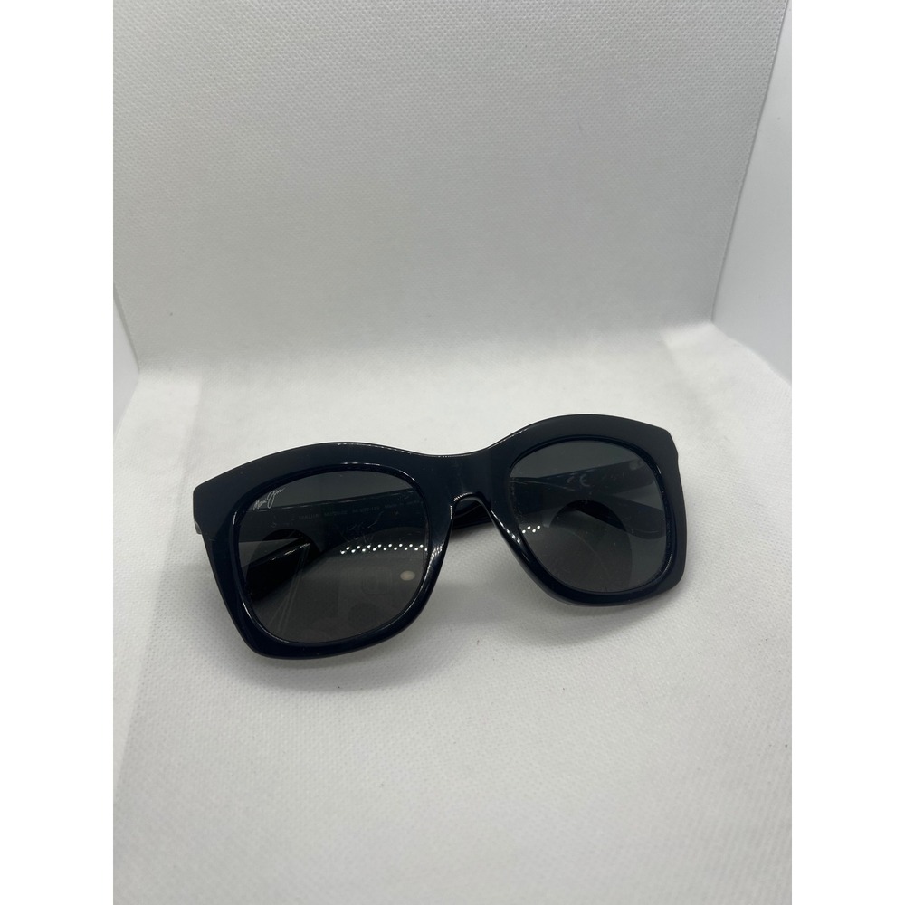 Maui Jim Coco Palms MJ720-02 Sunglasses Black Cat Eye Women